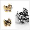 Ride To Live Hawk Eagle 316L Stainless Steel Motor Biker Ring for Men