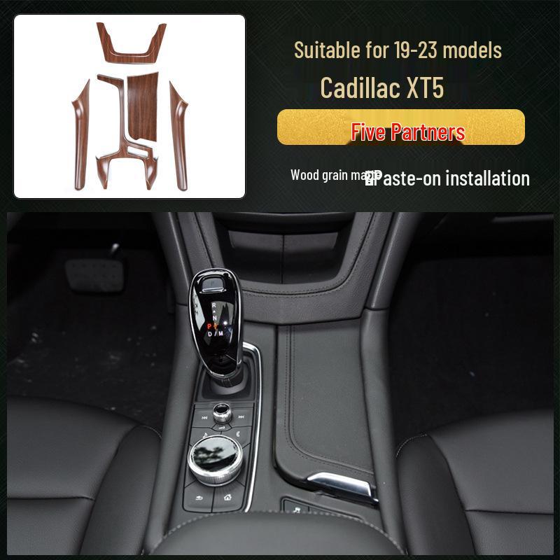 XT5 Kohlefaser-Imitation Pfirsichholz Mittelkonsolenverkleidung (2016-23)