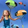1 Set Parachute Speelgoed met Figuur Soldaat Compact Kinderen Volwassenen Hand Werpen Parachute Spel voor Kleuterschool