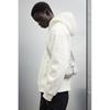 H M Side Stripe Hoodie Loose Fit creaM