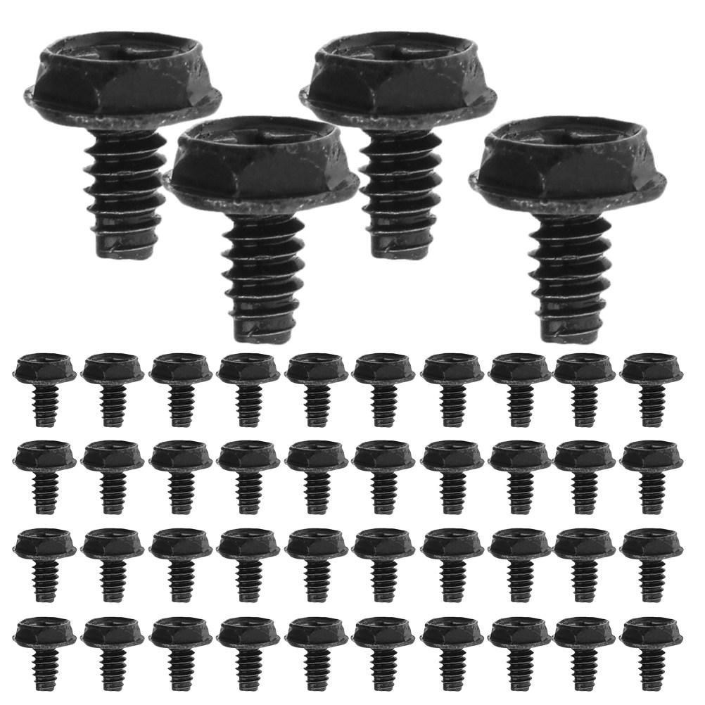 100Pcs Metal Pci Slot Screw for Computer Case Round Head Fastener Mounting Replacement for Repairing Slot Screw