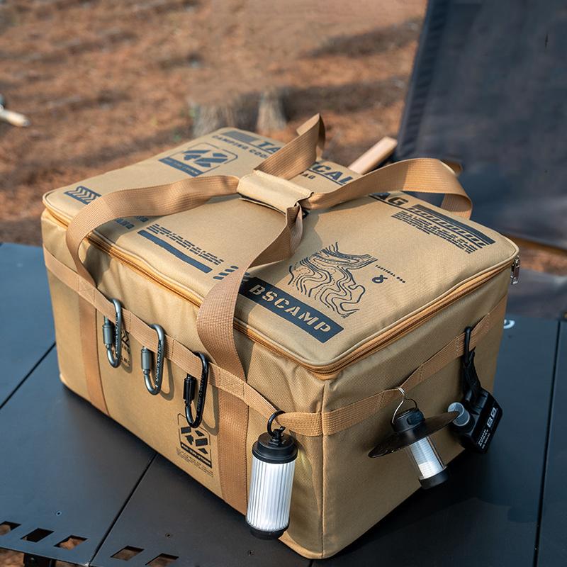 Outdoor Storage Bag Large Capacity Folding Storage Box Picnic Camping Equipment Storage Box Portable Waterproof