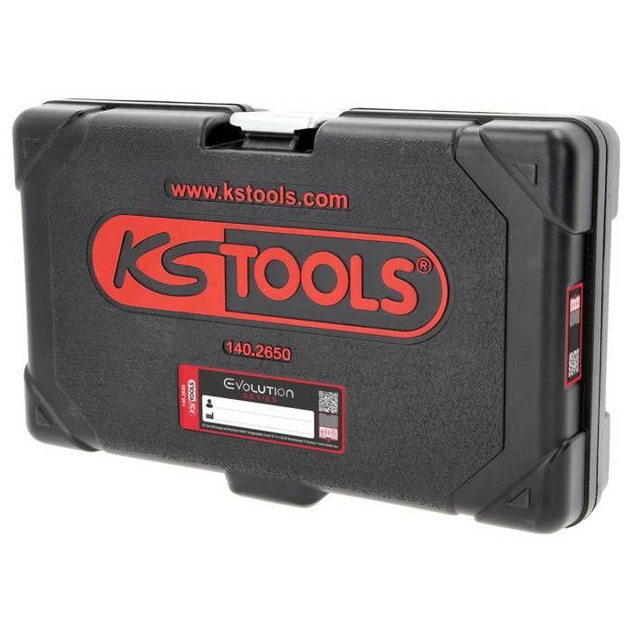 Jeu de perforateurs pour capteurs PDC - KS TOOLS - 140.2650 - 23 pièces - Noir - Compatible capteurs PDC