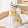Summer New Cartoon Cute Wind Full Print Pet Two-legged Vest Can Pull Pet Clothes Dog Cat Clothing