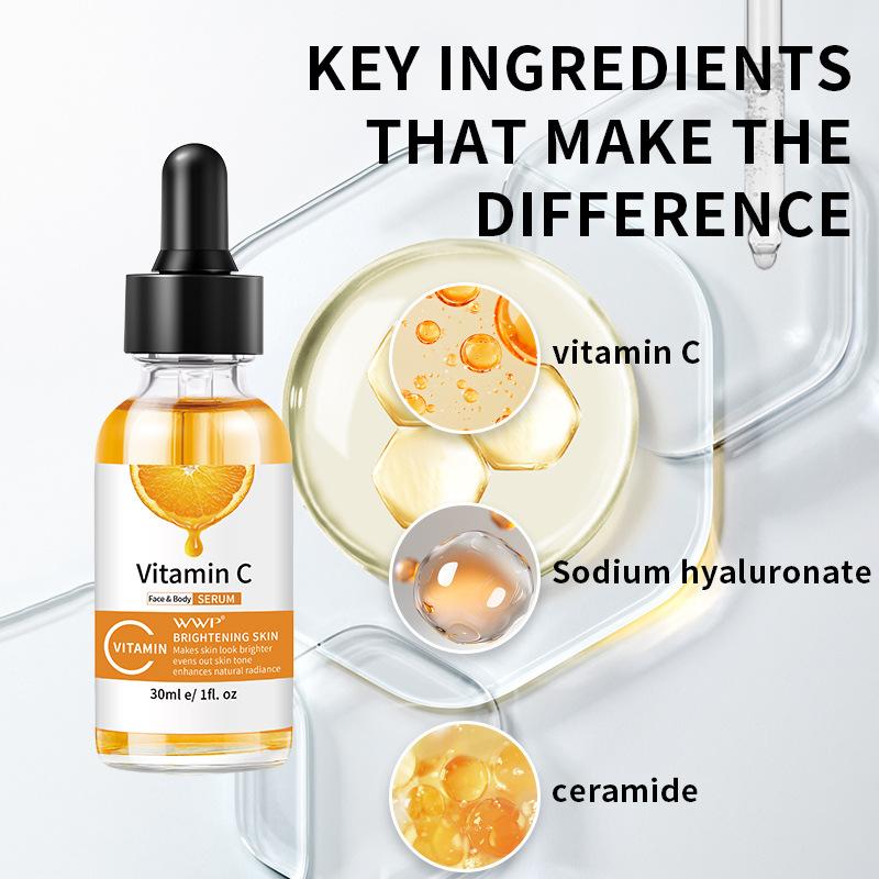 TK Vitamin C Serum Hydrating Moisturizing Facial Brightening Complexion Serum