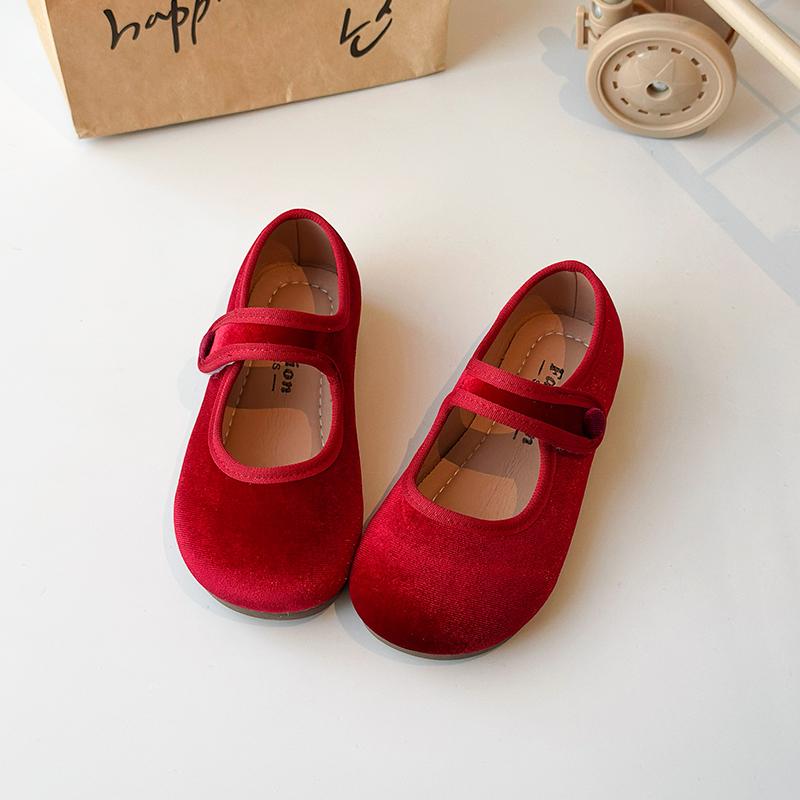 

Kids Moccasins Princess Style Versatile Children Flat Shoes Round Toes New Fashion Girls Casual Dress Shoes Korean Style 24