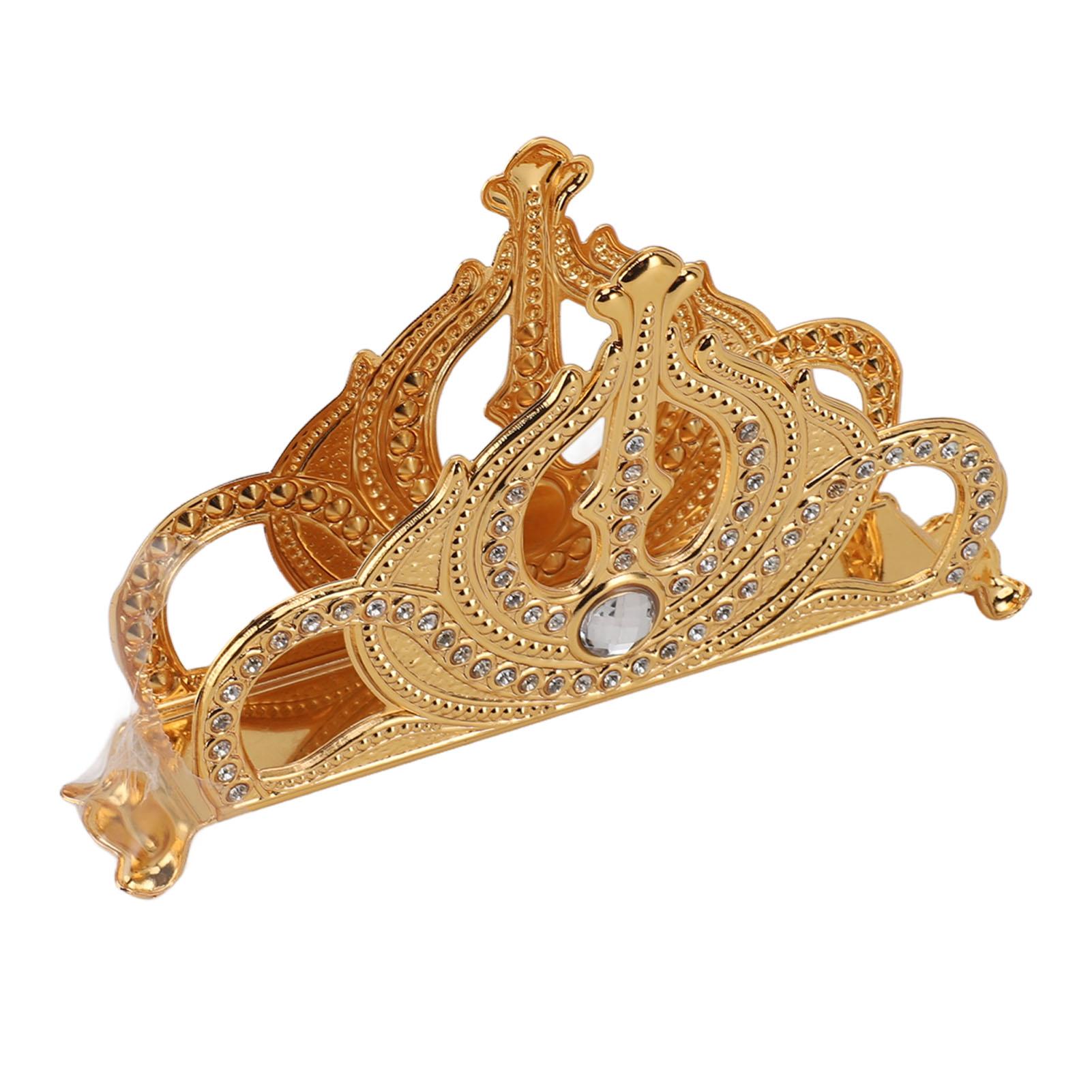 

Золотой металлический держатель для салфеток Изысканный легкий роскошный европейский стиль Цинковый сплав Органайзер для столовых салфеток для кухни ужина