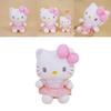 Cute Striped Bow Dress Plush Toy Doll For Kids And Collectors