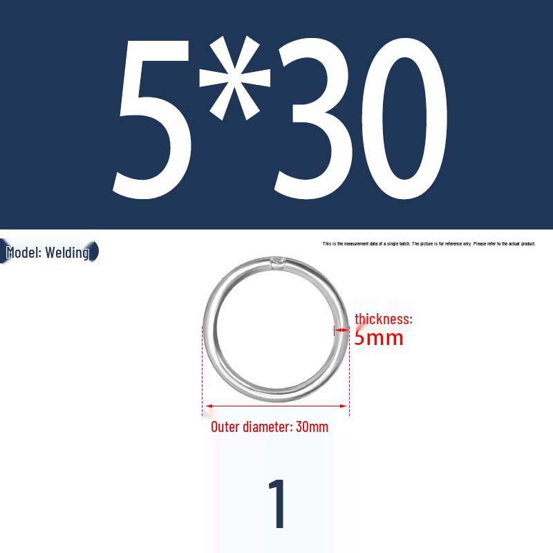 304 Stainless Steel Seamless O-Ring for Lifting and Hammock Yoga Connection