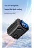 Compact High-Speed Waist & Neck Clip-on Fan for Outdoor and Construction Use