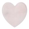 Rose Quartz Jade Stone Guasha Heart Shape Scraping Face Lifting Stone Tool for SPA Acupuncture Therapy Massage