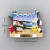 Indonesia Fridge Magnets Bali Tourist Souvenirs Fridge Stickers Home Decor Photo Wall Magnetic Stickers Wedding Gifts