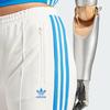 Adidas Striped Elastic Waist Straight Casual Pants Women Bottoms White IR6091