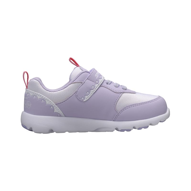 Shunsoku Sumikko SKF Sneakers, Gurashi, Kinderschuhe, Weit, Leichtgewicht, 14-22cm, 3E, 2590, Kinder, Lavendel, 19.5cm