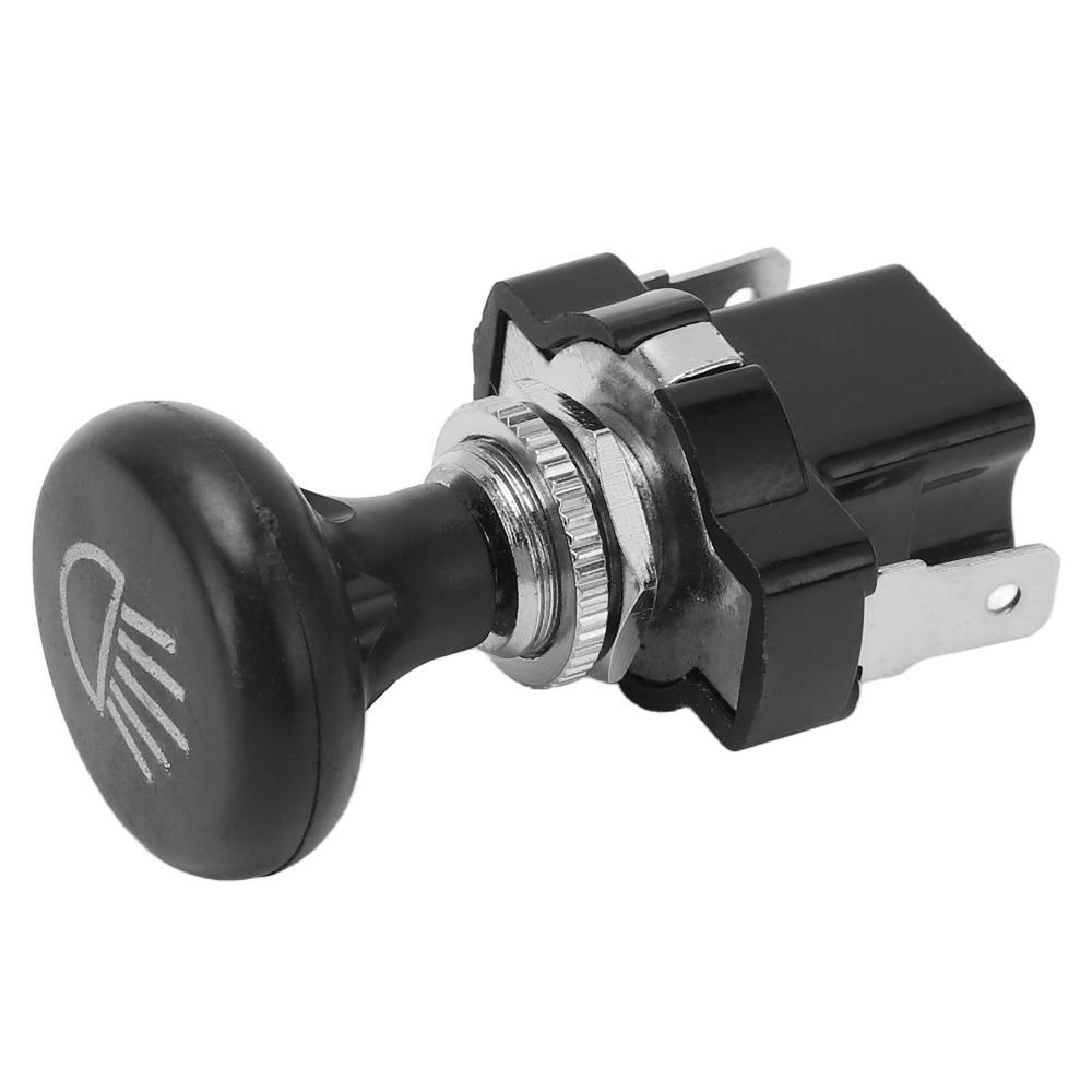 4034 Headlight Switch Black Push Pull Switch Universal Golf Cart Switch for Club Car/EZGO Golf Cart