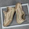 Fashion Training Working Shoes for Men 2025 Breathable Mesh Casual Shoes Summer Anti Slip Wear-resistant Hiking Shoes Running Sneakers