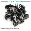 ACROPIX Motorcycle Fairing Bolt Kit Fastener Clip Screws M6 Black 8pcs