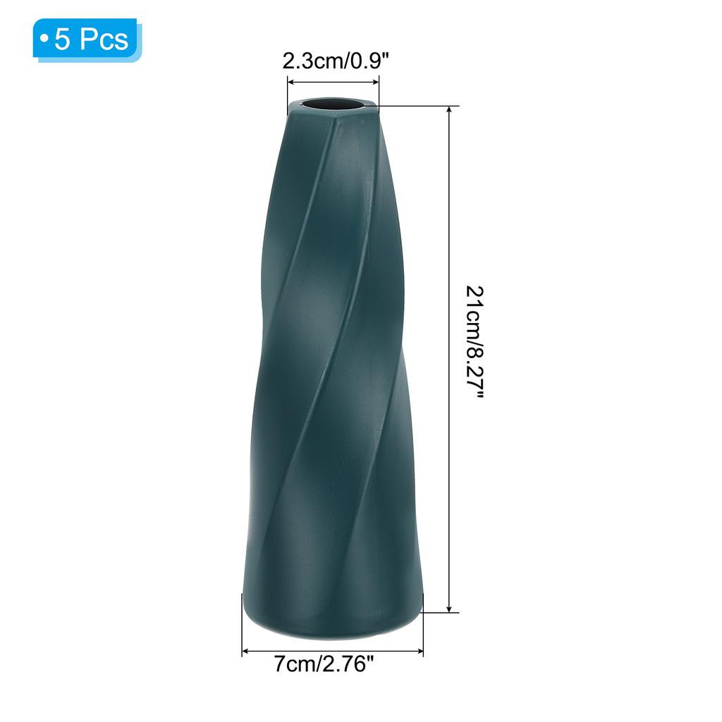 2/5/10pcs Flower Vases PE Vase for Flowers Stylish Flower Vase for Bouquet Decorative Floral Vase for Home Living Room Office