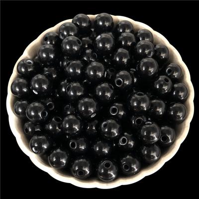 Home Party Supplies DIY Erkenntnisse Schmuck Zubehör Runde Handgemachte 50PCS 6mm Acryl Perle Lose Perlen Halskette Armband Einfarbig Geschenk