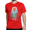 Vintage River Flows In You T Shirt For Men Pure Cotton T Shirts Princess Mononoke Ghibli