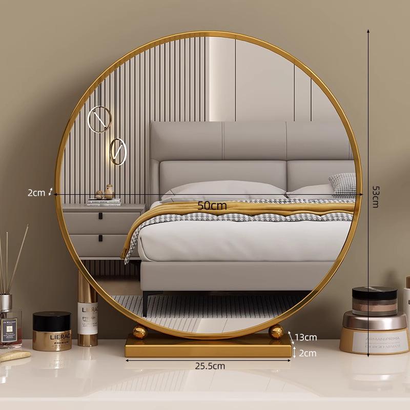 Smart Vanity Makeup Mirror with Lights for Bedroom and Desktop