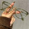 Women's Y2K Anti-Blue Light Glasses Oval frame Lightweight Frames Statement Frames
