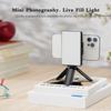 Pocket Clip On LED Video Light Computer Tablet Mobile Phone Video Conference Light 2500K 9000K Dimmable Built In