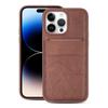 Multifunctional Vertical Flip Card Wallet Holder Vegan Leather Back Phone Case