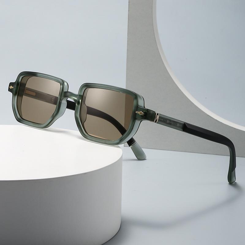 New Fashion Sunglasses Men Women Luxury Design Retro Rectangle Sun Glasses Female Ins Popular Colorful Vintage Square Eyewear