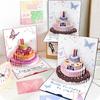 With Envelope Pop Up Birthday Card Butterfly Birthday Message Card  Gift Giving