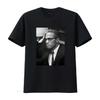 MALCOLM X tričko Pro den otců nová barva vintage vyprané Unisex mírně streetwear pohodlné prodyšné stylový potisk