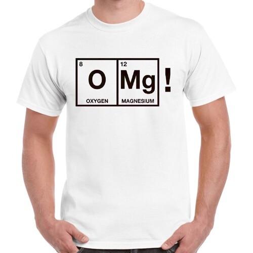 OMG Chemistry Periodic Table Funny Men Women Unisex Cool Gift Retro T Shirt 2470