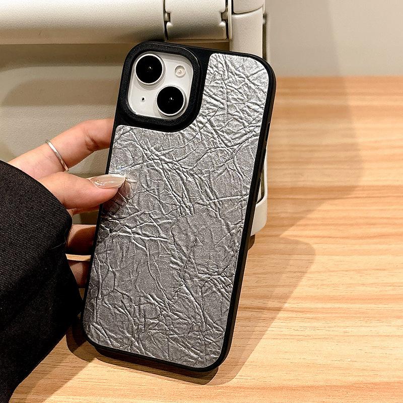 Simple and High-end Mobile Phone Case for IPhone17promax Leather Light Luxury for Apple 16plus Men and Women Hard