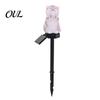 Romantic Courtyard Atmosphere Lamps Solar Cat Garden Light, Waterproof Pathway Outdoor Cute Animal Landscape Lights LED Lamp for Patio Yard
