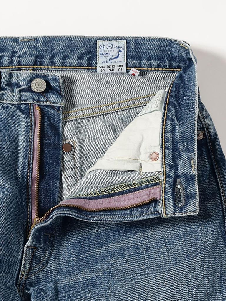 Beams Boy orSlow No.8 Denim Jeans (Special Order) Women's New Indigo 1 (13210116611)