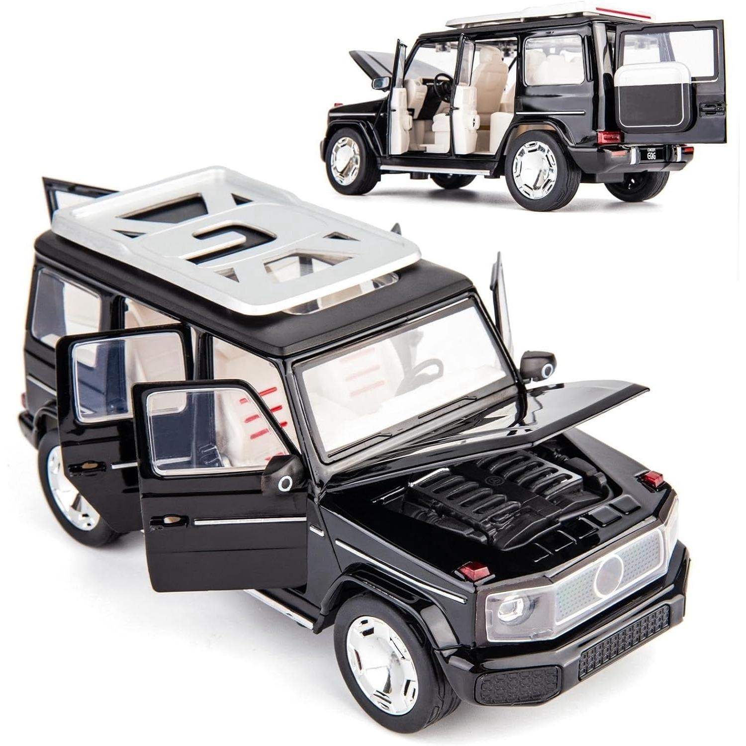 1/24 масштаб Benz EQG SUV модель автомобиля электромобиль — фото 5