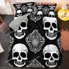New Skull Bedding Set Single Twin Full Queen King Size Bed Set Adult Kid Bedroom Duvet Cover Sets 3D Print Bed Sheet Set741
