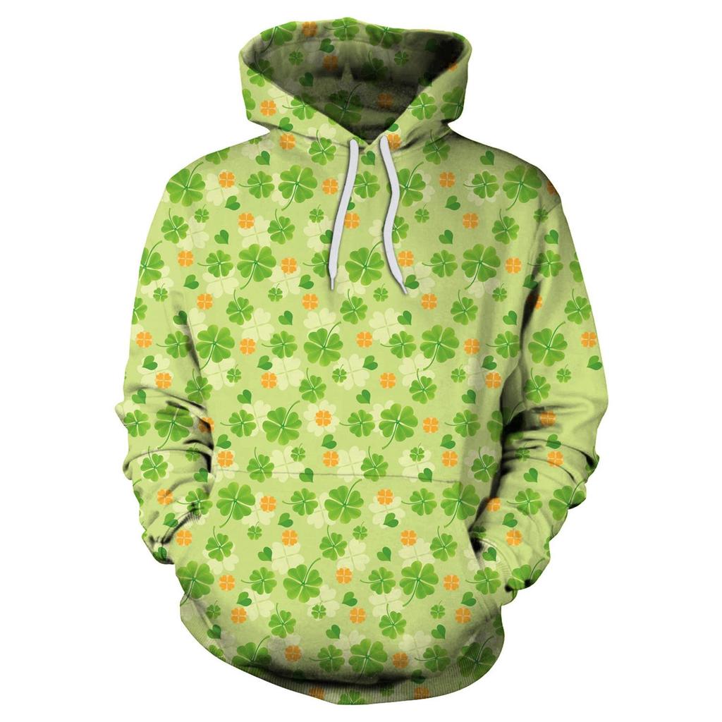 Women's St. Patrick's Day Festival Green Hoodie with Hat Style