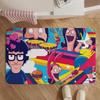 Animation-Bob's BurgersS Floor Mat Soft Non-Slip Bath Mat, Bedside Carpet, Absorbent Doormat for Home