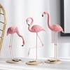 Flamingo Ornaments Artwork Pink Resin Crafts Desktop Decoration Ins Home Office Living Room Decoration Originality Toys Gift