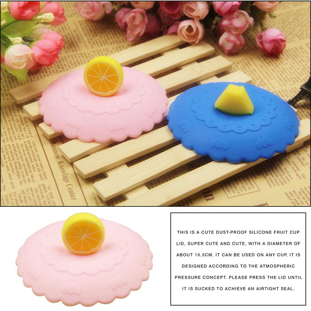 Silikonowa Pokrywka na Kubek Kreskówkowa Pokrywka na Butelkę Pyłoszczelna Nakładka