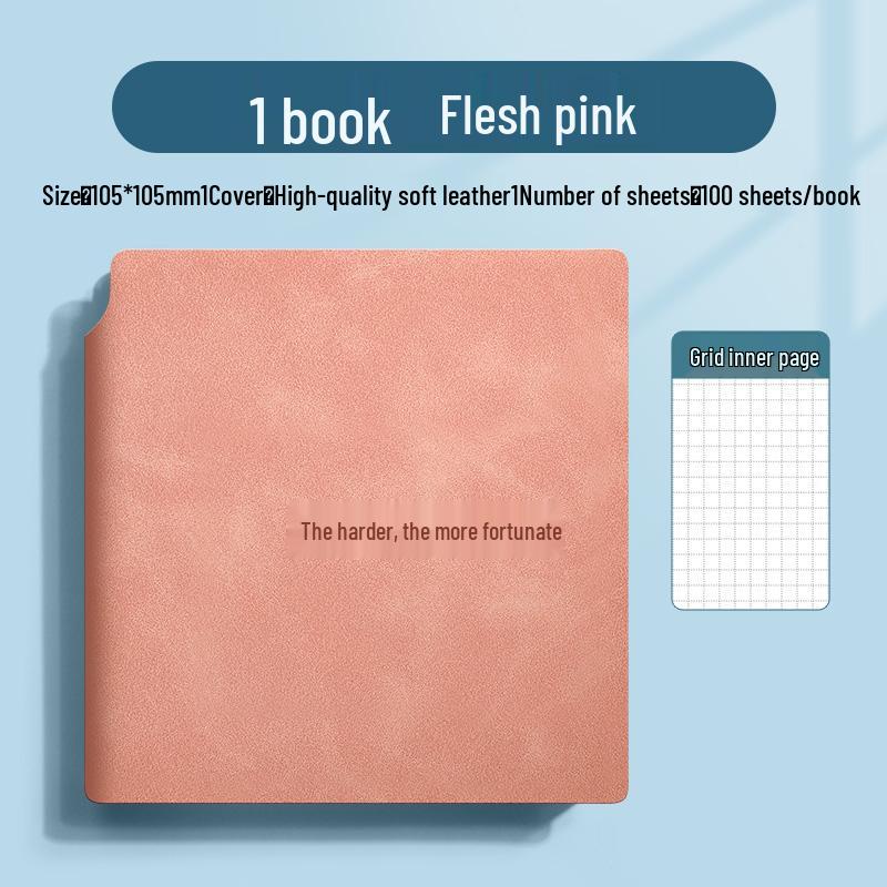 Fickduk: Portabelt rutat anteckningsblock & Praktisk anteckningsbok