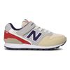 New Balance Slip-Resistant Shock Absorbing Low-Top Kids Running Shoes Kids Running Shoes Light-Gray YV996JE3