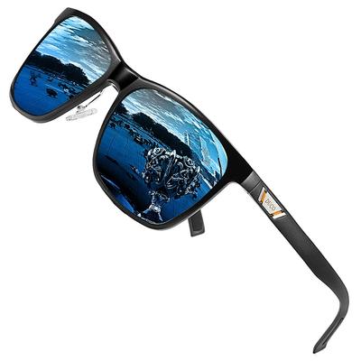Sunglasses for Driving Polarized Sunglasses for Fishing UV400 Sunglass Blue Wellington Sunglasses for Men Alloy 3029H [DUCO] Men's AL-MG