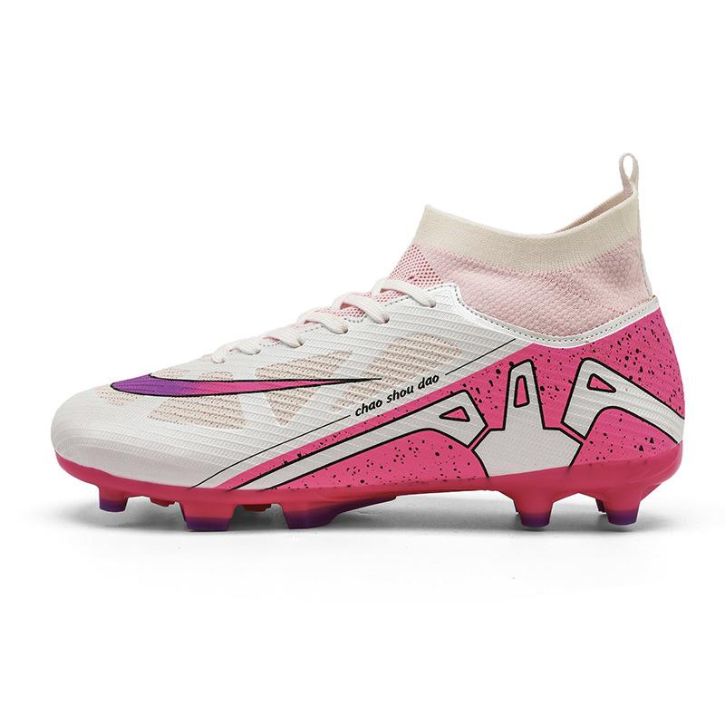 Popular Adult Sneakers Men's High Top Long Nails Broken Nails Adult Students Children Boys Training Games Football Shoes