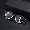 Wood Grain Progressive Multifocal Reading Glasses Men Women Anti Blue Light Glasses Retro Vintage Presbyopic Round Glasses 2024
