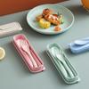 Fashion Cutlery Set Travel Flatware Set Portable Utensils With Case Spoon Fork Knife Set