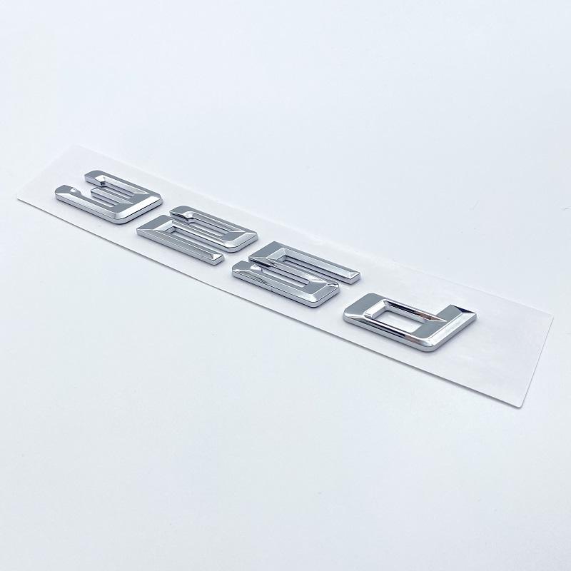 Nová čísla písma Písmena 316d 318d 320d 325d 328d 330d 335d Emblém GT ABS pro BMW řady 3 E90 E46 F30 Logo kufru auta