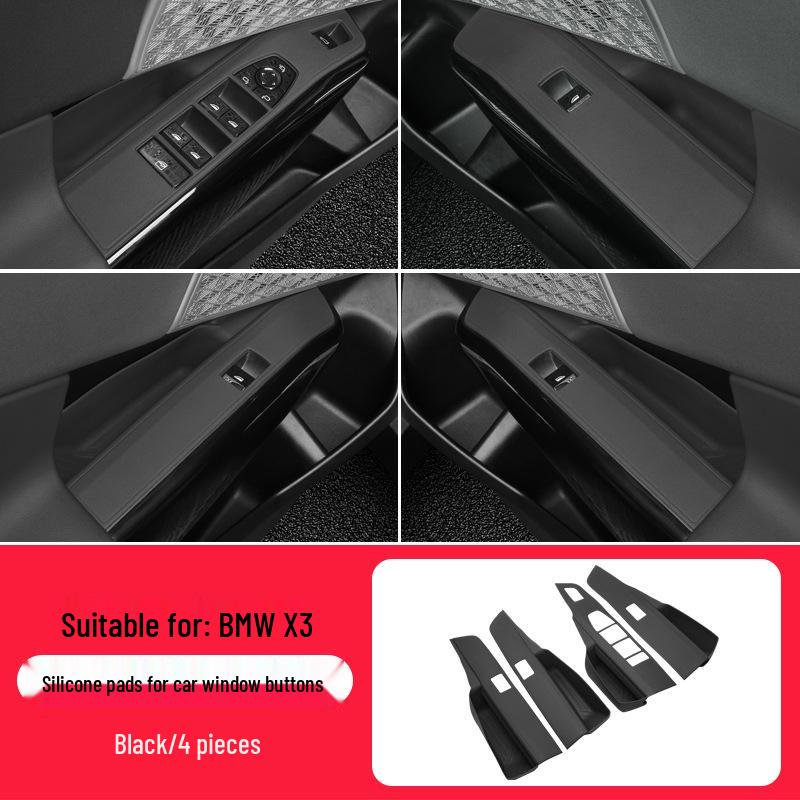 Interior Upgrade Kit for BMW X5, X6, X7 (2019-2025): Window Button Frames & Lift Panels