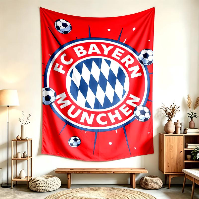FC Bayern Munich (5) Tapestry Suitable For Decorating Homes Dorms And Bedrooms Soft To The Touch And A Perfect Gift For Friends And Family